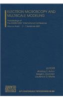 Electron Microscopy and Multiscale Modeling: An International Conference(v. 999 AIP Conference Proceedings / Materials Physics and Applications)