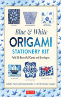 Blue & White Origami Stationery Kit