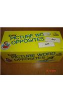 Easy Picture Word Opposites Flash Cards