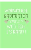 Warum ich Badminton spiele