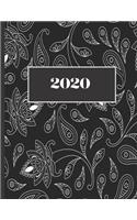 2020: 12 Month Undated Daily Organizer