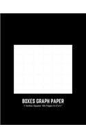 Boxes Graph Paper 1 Inches Square 100 Pages 8.5"x11"