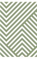 Abstract Striped Geometric Notebook