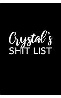 Crystal's Shit List