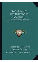 Small Arms Instructors Manual