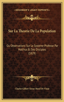 Sur La Theorie De La Population