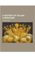 A History of Italian Literature