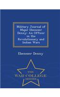 Military Journal of Major Ebenezer Denny