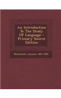 An Introduction to the Study of Language