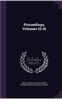 Proceedings, Volumes 15-16