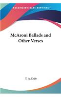 McAroni Ballads and Other Verses
