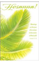 Hosanna Palm Sunday Bulletin (Pkg of 50)