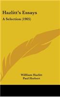 Hazlitt's Essays