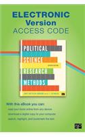 Political Science Research Methods Electronic Version