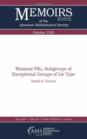 Maximal $\textrm {PSL}_2$ Subgroups of Exceptional Groups of Lie Type