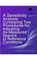 Sensitivity Analysis Comparing Two Procedures for Adjusting As-Measured Spectra to Reference Conditions