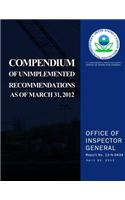 Compendium of Unimplemented Recommendations as of March 31, 2014