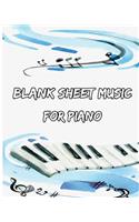 Blank Sheet Music For Piano