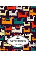 Notebook Cat Pattern