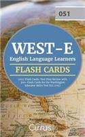 WEST-E English Language Learners (051) Flash Cards: Test Prep Review with 300+ Flash Cards for the Washington Educator Skills Test ELL (051)