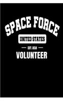 Space Force Volunteer: Dream Journal - 6"x9" - 120 pages - Dream Recording Notebook - Matte Cover