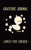 Lovely Cute Chicken Gratitude and Affirmation Journal Kids