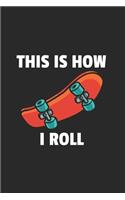 Skateboarden Skateboard Notizbuch