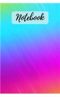 Notebook: Rainbow Colored Notebook / Journal / Diary (Lined - 6" x 9" - 120 pages)