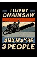 I Like My Chainsaw and Maybe 3 People
