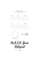 MASH Game Notepad