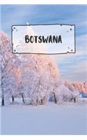 Botswana: Ruled Travel Diary Notebook or Journey Journal - Lined Trip Pocketbook for Men and Women with Lines