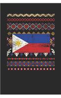 Ugly Christmas - Philippines: Blank Lined Notebook / Journal (6 X 9) - Christmas Gift for Kids, Teens, Mom And Dad