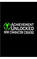 Achievement Unlocked New Character Created: Food Journal - Track Your Meals - Eat Clean And Fit - Breakfast Lunch Diner Snacks - Time Items Serving Cals Sugar Protein Fiber Carbs Fat - 110 Pag