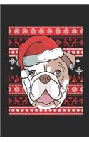 Ugly Christmas - Bulldog: Dotted Bullet Grid Notebook / Journal (6 X 9) - Christmas Gift for Kids, Teens, Mom And Dad