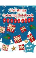 Christmas Coloring Notebook: Advent Is Coming Activity Calendar Book For Everyone Adults And Kids (Devotional Ornaments Wreath Workbook Reflections Meditations Books Children's 