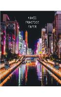 Osaka Japan Kanji Practice Paper Notebook