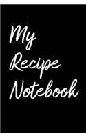 My Recipe Notebook