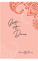 2019 Weekly Planner: Get It Done Daily Weekly Monthly Calendar Schedule Organizer Journal Notebook Planner with to Do & Notes Pink Paisley