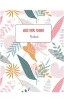Weekly Meal Planner Notebook