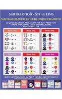 Mathematikbücher für den Kindergarten (Subtraktion - Stufe Eins)
