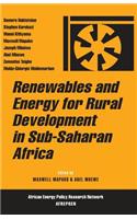 Renewables and Energy for Rural Development in Sub-Saharan Africa