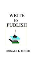 Write to Publish