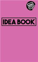 Idea Book / Little Susie (Series 1) / Writing Notebook / Blank Diary / Journal / Paperback / Lined Pages Book - 100 Pages / 5 X 8 / Hot Pink Lavender Fuschia