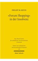 Forum Shopping in Der Insolvenz