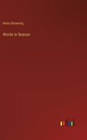 Words in Season