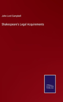 Shakespeare's Legal Acquirements