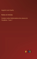 Notes et Articles