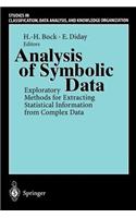 Analysis of Symbolic Data
