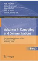 Advances in Computing and Communications, Part 3