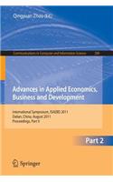 Advances in Applied Economics, Business and Development